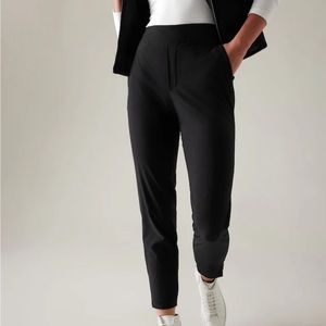 Athleta 16T Black Brooklyn Lined Ankle Pant